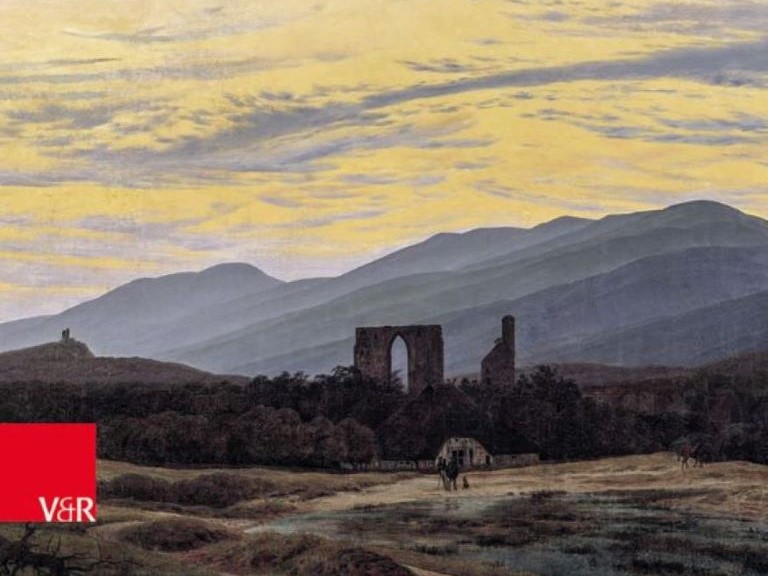 Buchcover: Romantische Hügellandschaft mit Überresten eines Tempels im Vordergrund