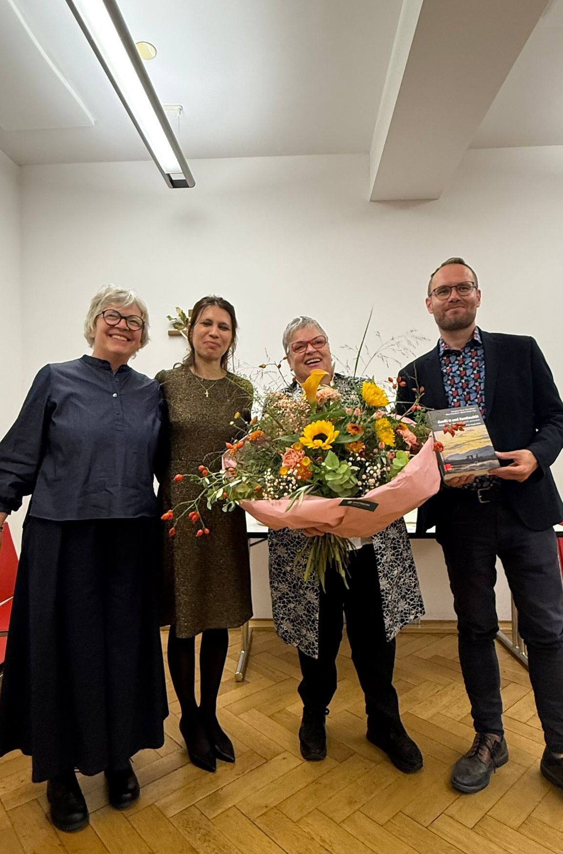 Erika Moser, Georgiana Huian, Angela Berlis und Milan Kostrešević