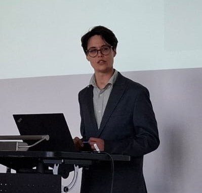 Edda Wolff bei der Präsentation